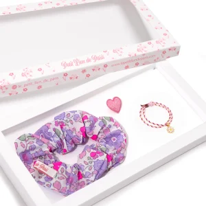 Coffret cadeau Chouchou Liberty Fluo Lila
