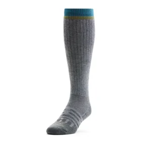 CHAUSSETTES DE SKI ADULTE, PEAK COAL
