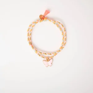 Bracelet Tressé Charm's Papillon