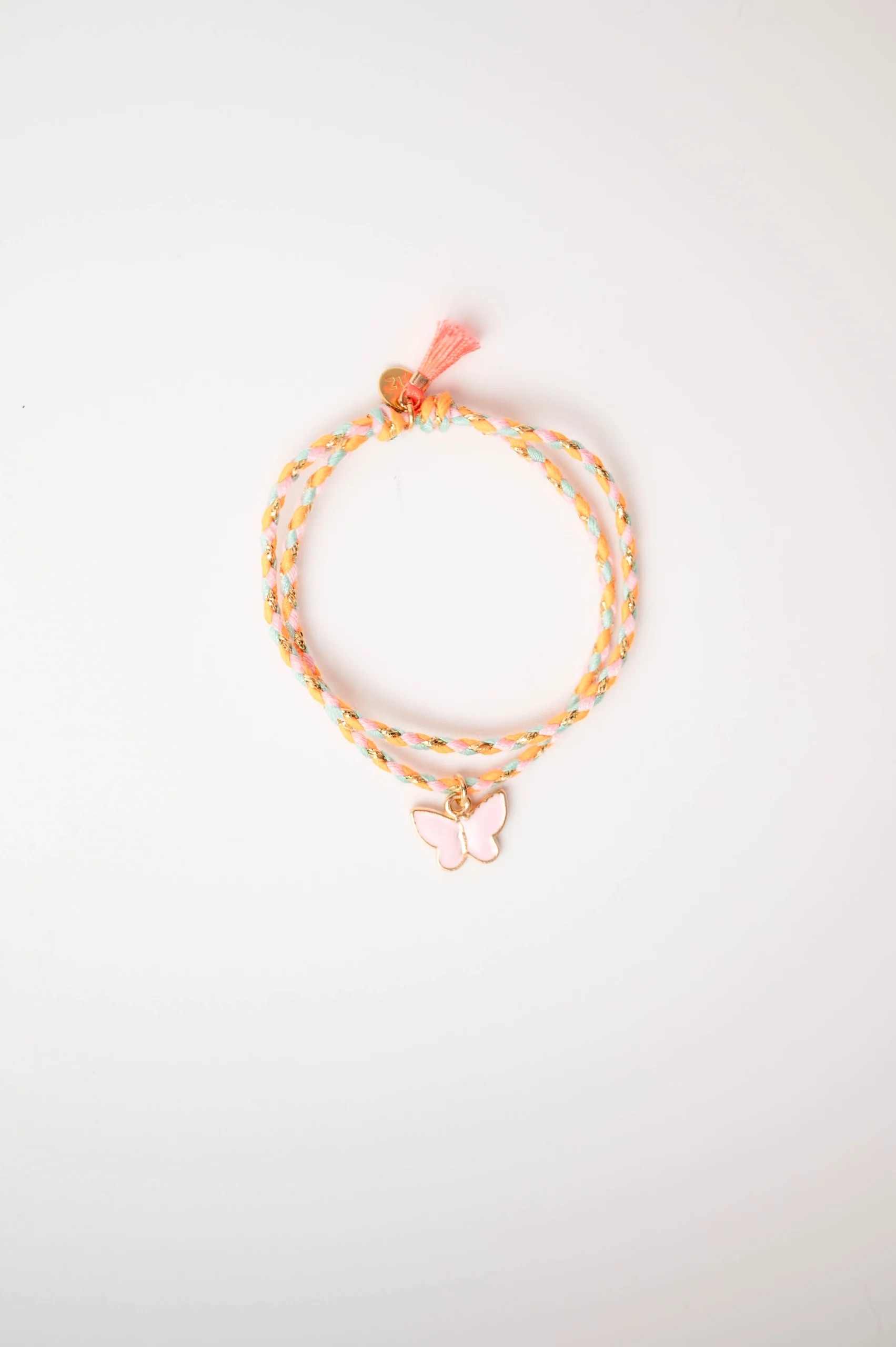 Bracelet Tressé Charm's Papillon