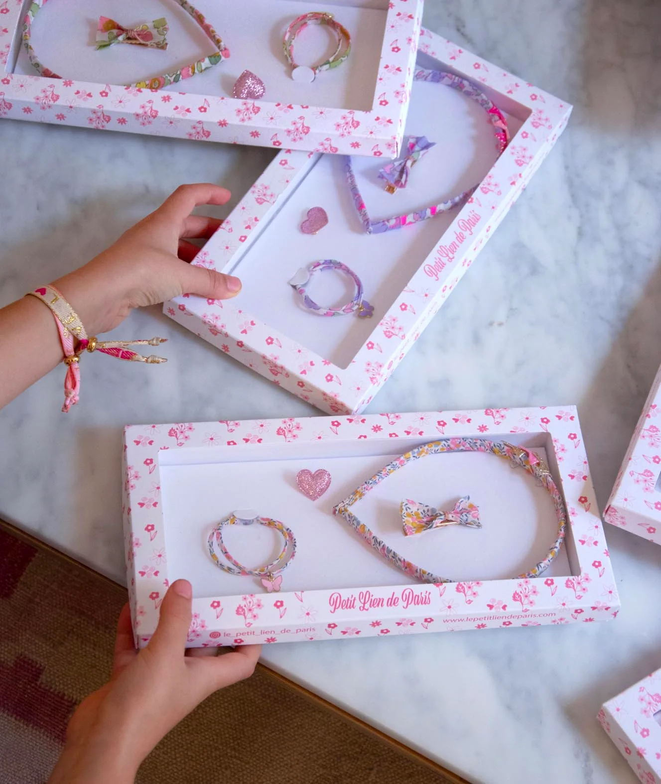Coffret cadeau Chouchou Liberty Fluo Lila – Image 2
