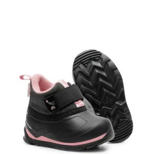 BOTTES MI-SAISON POUR TOUT-PETITS, DUCKIES NOIR & ROSE (6 À 11)