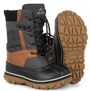 BOTTES HIVER JUNIOR, ELECTRO TAN (13 À 7)