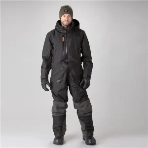 ENSEMBLE MOTONEIGE 1 PIÈCE HOMME, ELEVATION NOIR LARGE