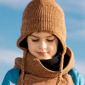 TUQUE À OREILLES ENFANT GINGEMBRE (2 À 12 ANS)