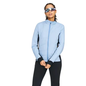MANTEAU DE SKI DE FOND FEMME, ALLURE BLEU LAVANDE