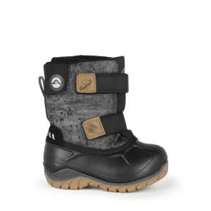 BOTTES HIVER POUR ENFANT, FUNKY NOIR & GRIS (11 et 12)