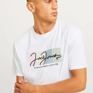 T-SHIRT BLANC JACK & JONES