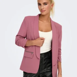 BLAZER rose ONLY pour femme