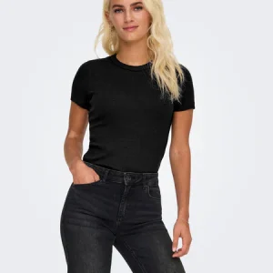 T-SHIRT COURT ONLY NOIR