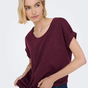 T-SHIRT ÉTINCELANT ONLY POUR FEMME