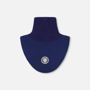 CACHE-COU EN POLAIRE ET TRICOT, MARINE (2 À 14 ANS)