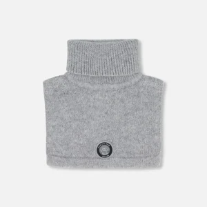 CACHE-COU EN TRICOT, GRISE (6 mois À 14 ans)