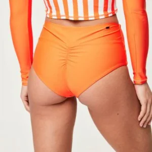 MAILLOT BAS TAILLE HAUTE POUR FEMME, GOLDEN POPPY