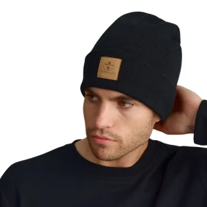 TUQUE UNISEXE, LA MAILLE FINE NOIR