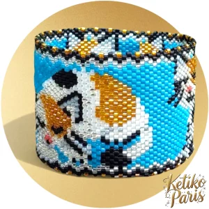 DIY Pattern Bracelet CHAT CALICO