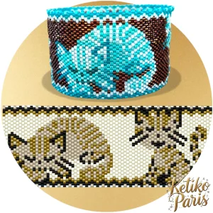 DIY Pattern Bracelet CHAT TABBY