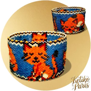 DIY Pattern Bracelet CHAT ROUX