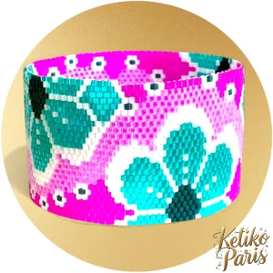 Vertical Peyote Pattern - Bracelet CARLA