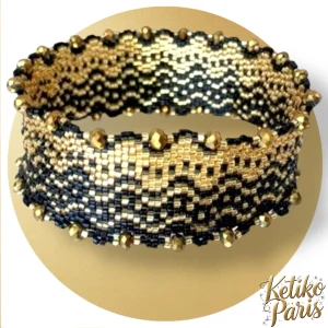 DIY Pattern Bracelet ONDULATIONS DOREES