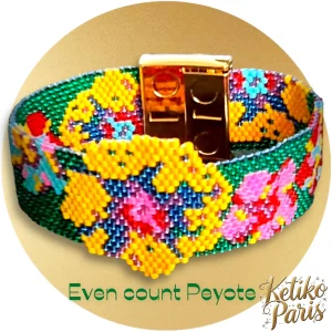 Vertical Peyote Pattern - Bracelet OLGA CLASSIK
