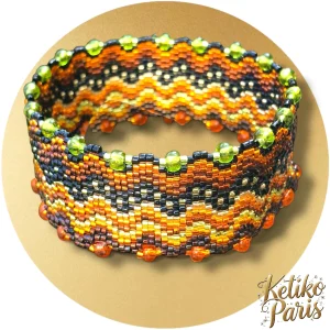 DIY Pattern - Bracelet ONDULATIONS AFRICAINES