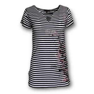 T-shirt rayé Oxygen pour femme