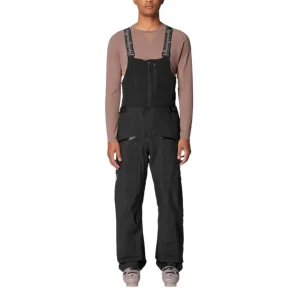 SALOPETTE SKI NON ISOLÉE HOMME, ABSOLUTE 3L NOIR