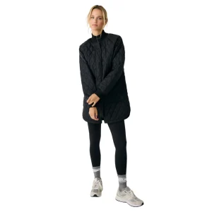 MANTEAU MATELASSÉ FEMME, 3/4 BOMBER NOIR