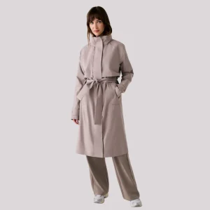 MANTEAU DE PLUIE FEMME, TRENCH ALIZÉ PEBBLE