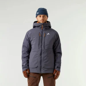MANTEAU ISOLÉ HOMME, ALASKAN DARK STEEL BLUE