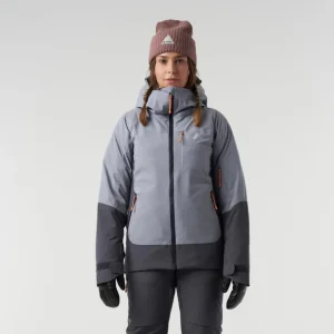MANTEAU ISOLÉ FEMME, NINA LIGHT STEEL BLUE