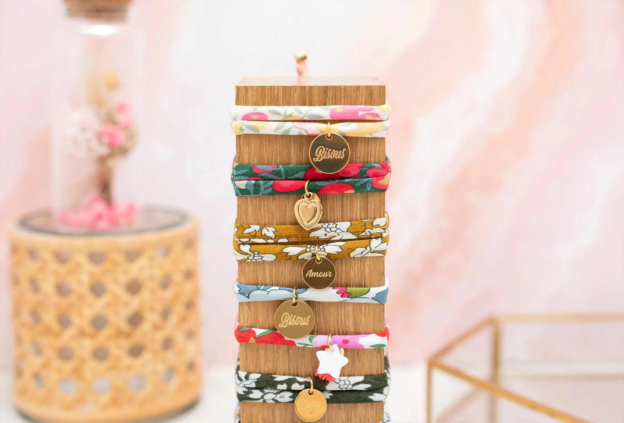 Bracelet Liberty double tour Wiltshire Lemon curd MAMAN – Image 3