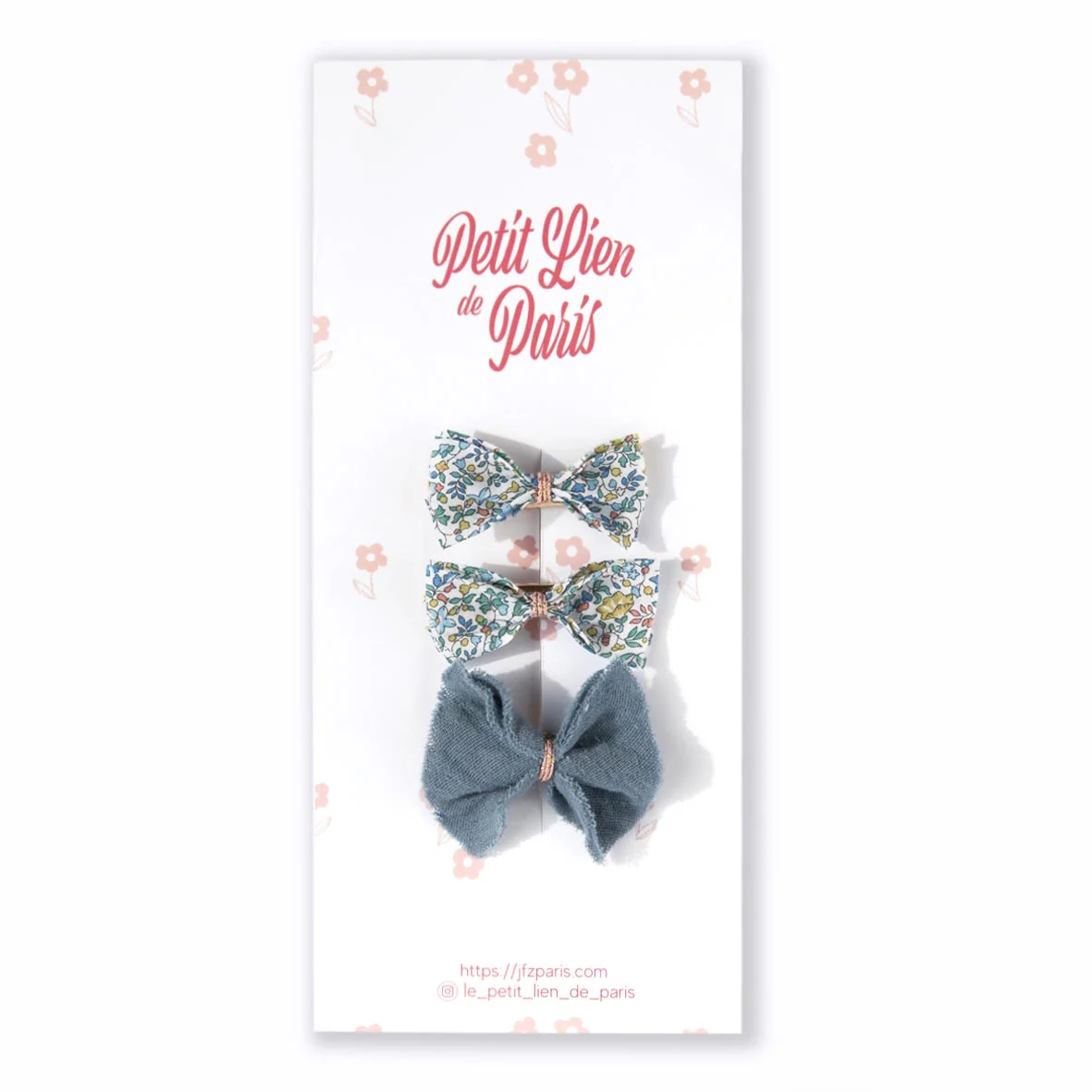 Pack 3 barrettes Liberty & Double Gaze - 9 variantes