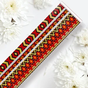Vertical Peyote Pattern - Bracelet TAZA