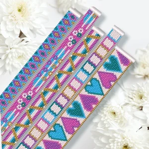 Vertical Peyote Pattern - Bracelet Modulaire BAKJI