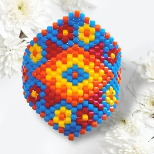 DIY Pattern - Bague UXMAL BLEUE