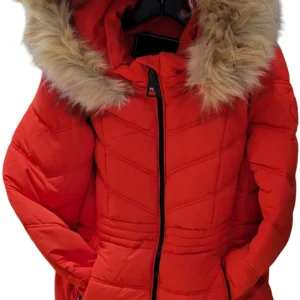 MANTEAU HIVER POINT-ZERO POUR FEMME ROUGE