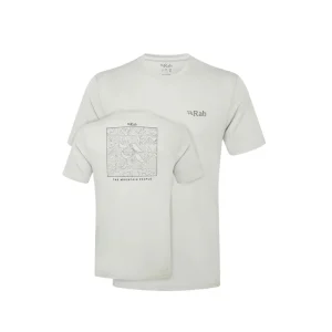 T-SHIRT POUR HOMME, CRIMP ELEVATION LIGHT ZINC