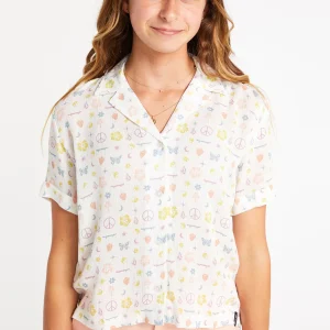 CHEMISE FILLE STICKERBOOK VOLCOM