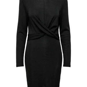 Robe noire métallique ONLY pour femme