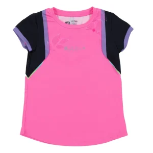 T-SHIRT SPORT POUR FILLE, BE ACTIVE ROSE