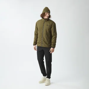 MANTEAU HYBRID HOMME, LANIN TOBACCO