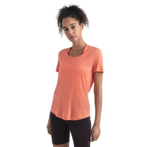 T-SHIRT COOL-LITE POUR FEMME, SPHERE III TANGERINE