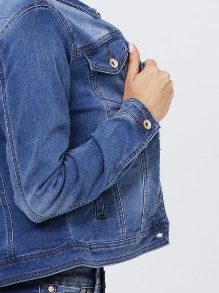 Veste de jeans bleu pâle Lois pour femme – Image 4