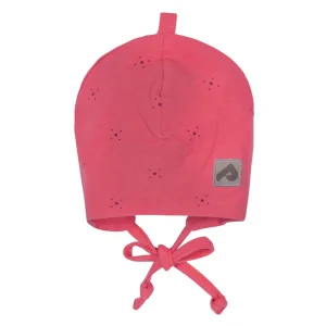 TUQUE OREILLE POUR BÉBÉ & ENFANT CARRÉS ROSE
