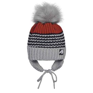TUQUE À OREILLES BÉBÉ DOUBLÉE