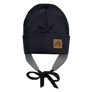 TUQUE DOUBLÉE AVEC OREILLES, NOIR (0 À 6X ANS)