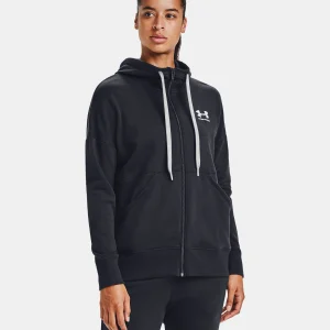 HOOD FEMME UA RIVAL NOIR