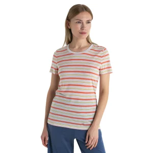 T-SHIRT MÉRINO POUR FEMME, WAVE ECRU